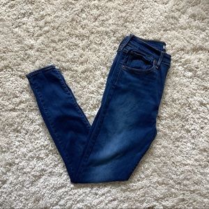 Levi Mile High Super Skinny Denim Pants | Medium Wash | size 30